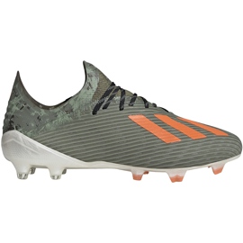 Chuteiras adidas X 19.1 Fg verdes EF8296 Chuteiras adidas X 19.1 Fg verdes EF8296