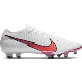 Chuteira Nike Mercurial Vapor 13 Elite Fg AQ4176 163 futebol branco branco