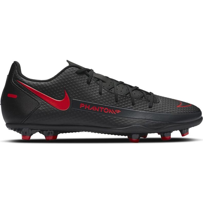 Chuteiras Nike Phantom Gt Club FG / MG CK8459 060 branco preto