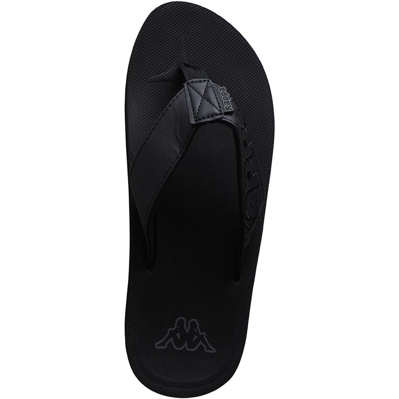 Chinelos masculinos negros Kappa Rodeen 242808 1116 preto