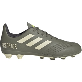 Chuteiras Adidas Predator 19.4 FxG Jr EF8221 multicolorido cinza