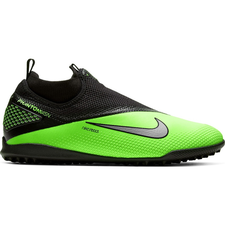 Chuteira Nike React Phantom Vsn 2 Pro Df Tf CD4174 036 multicolorido verde