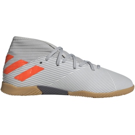 Chuteiras Adidas Nemeziz 19.3 In Jr cinza EF8304