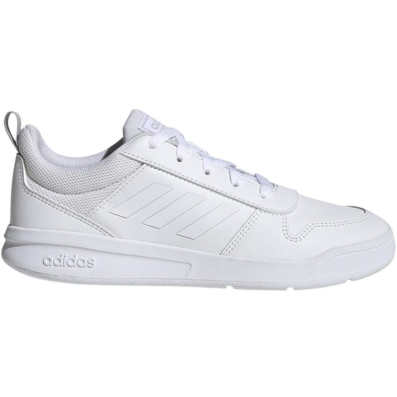 Calçado infantil branco Adidas Tensaur K EG2554