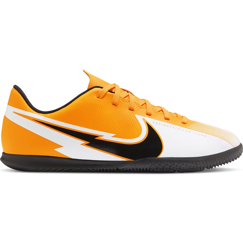 Chuteiras Nike Mercurial Vapor 13 Club Ic Junior AT8169 801 laranja laranja