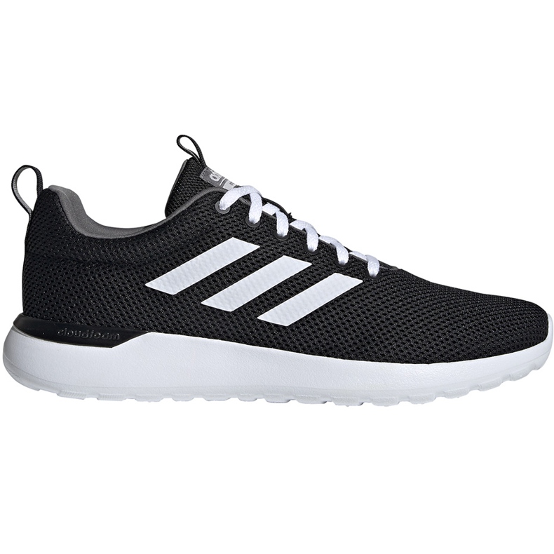 Sapatos masculinos Adidas Lite Racer Cln preto e branco EE8138
