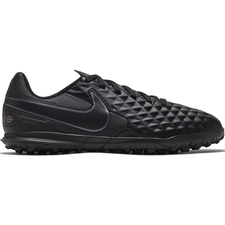 Chuteiras Nike Tiempo Legend 8 Club Tf Junior AT5883 010 preto preto