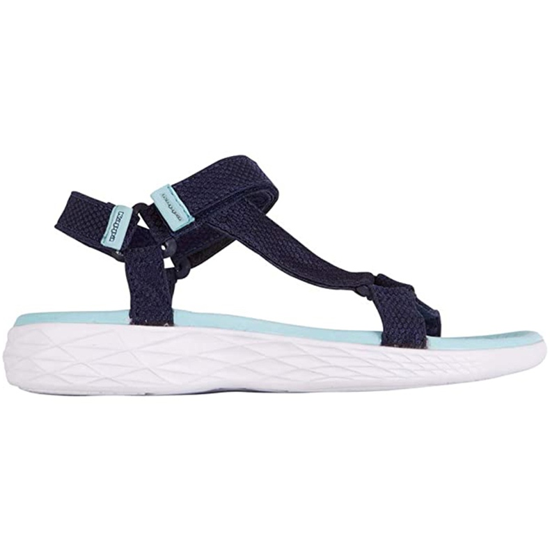 Sandálias femininas Kappa Mortara azul marinho-menta 242817 6737 multicolorido