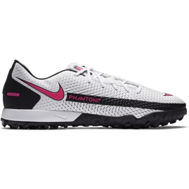 Chuteira Nike Phantom Gt Academy Tf CK8470 160 branco branco Chuteira Nike Phantom Gt Academy Tf CK8470 160 branco branco