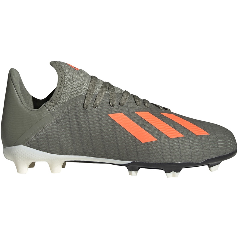 Chuteiras verdes adidas X 19.3 Fg Junior EF8374 cinza