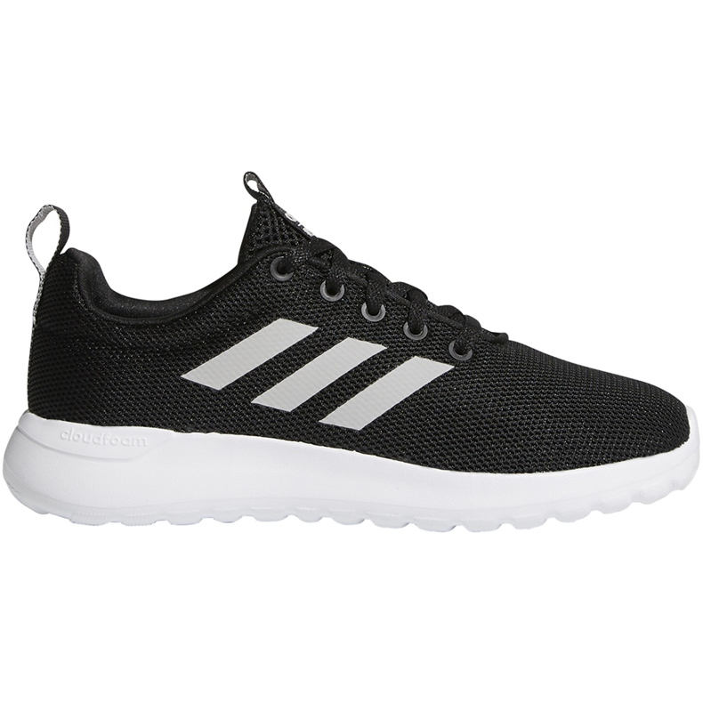Sapatos infantis Adidas Lite Racer Cln K preto e branco BB7051