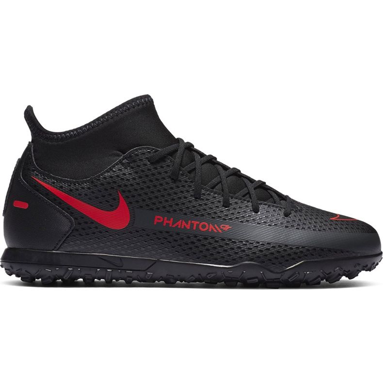 Chuteiras Nike Jr Phantom Gt Club Df Tf CW6729 060 preto preto