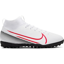 Chuteira Nike Mercurial Superfly 7 Academy Tf Jr AT8143 160 multicolorido branco