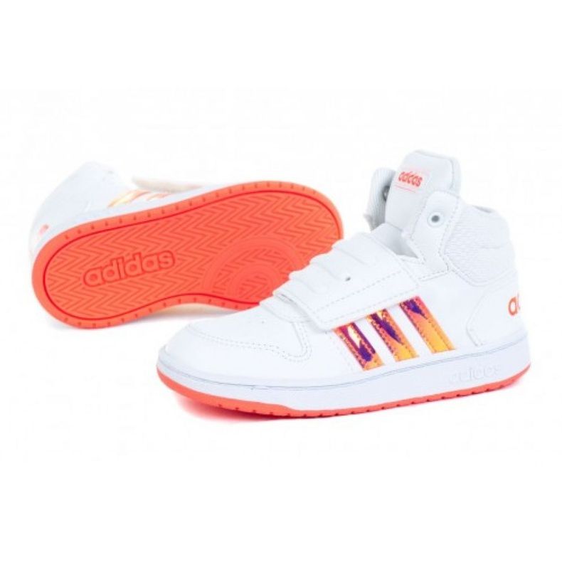 Tênis Adidas Hoops Mid 2.0 I FW7609 branco