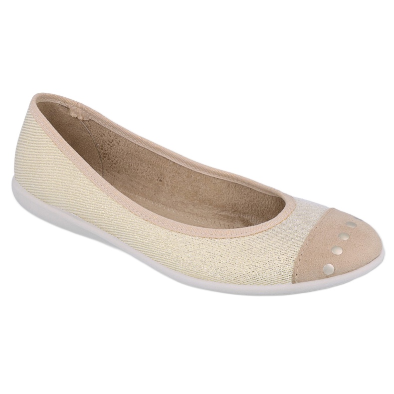 Ballerinas para jovens Befado 309q016 com strass bege