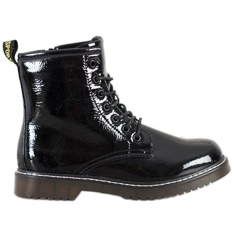 Evento Trabalhadores elegantes envernizados preto