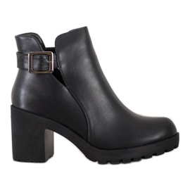 Weide Sapatinhos deslizantes com fivela preto
