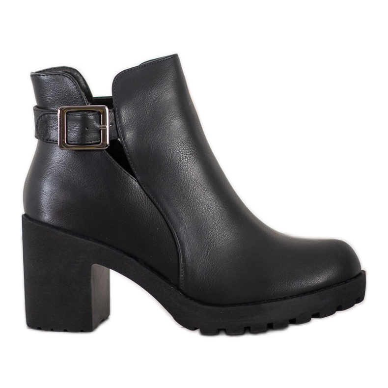 Weide Sapatinhos deslizantes com fivela preto