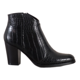 Filippo Botas elegantes com estampa de cobra preto Filippo Botas elegantes com estampa de cobra preto