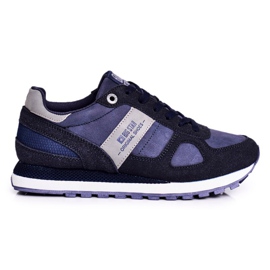 Calçados esportivos femininos tênis Big Star azul marinho GG274676 azul-marinho cinza