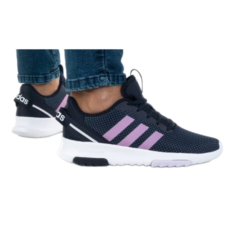 Tênis Adidas Racer Tr 2.0 K FX7273 preto vermelho