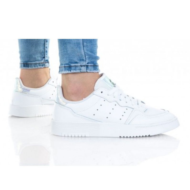 Tênis Adidas Supercourt Jr EG8489 branco preto