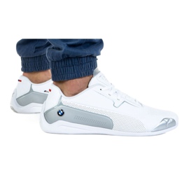 Puma Bmw Mms Drift Cat 8 M 339934 02 branco cinza Puma Bmw Mms Drift Cat 8 M 339934 02 branco cinza