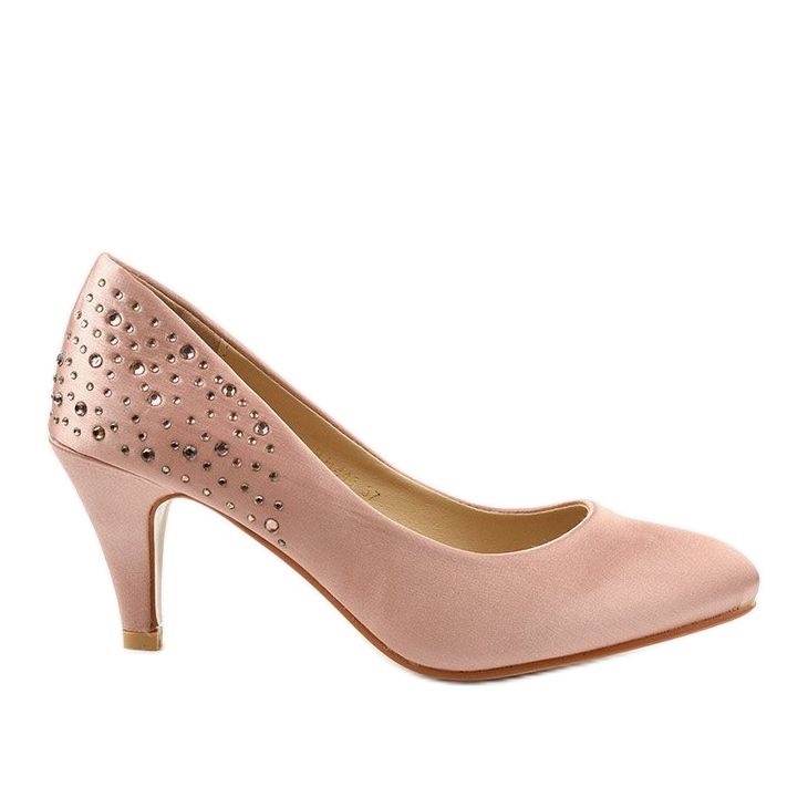 Bombas rosa em um pino com zircônia cúbica MJ1440