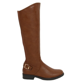 Botas camelo feminino H9208 Camel marrom
