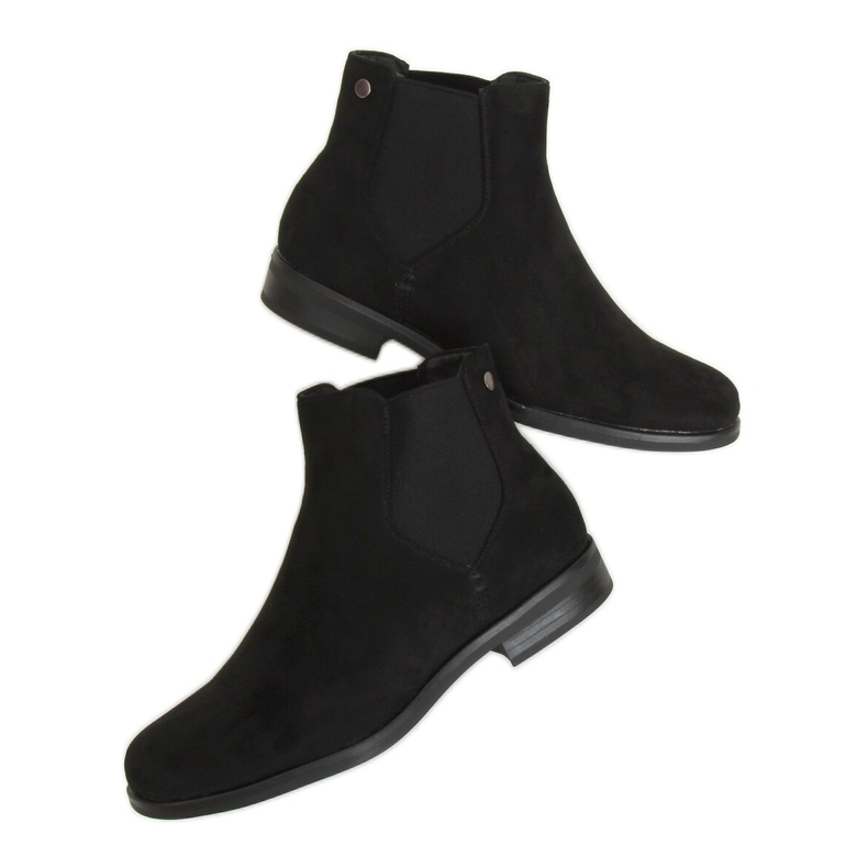 Botas pretas Chelsea para mulheres 8B957 pretas preto