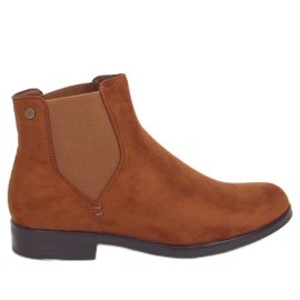 Camel 8B957 Botas femininas Camel Chelsea marrom