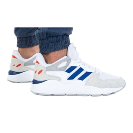 Sapatos Adidas Crazychaos M FW2719 branco azul cinza