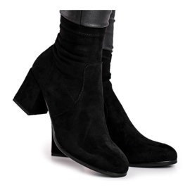 Botas femininas de camurça preta Merducio preto