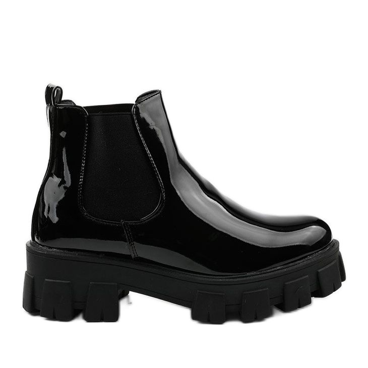 Botas pretas na plataforma Lilney NC1086 preto