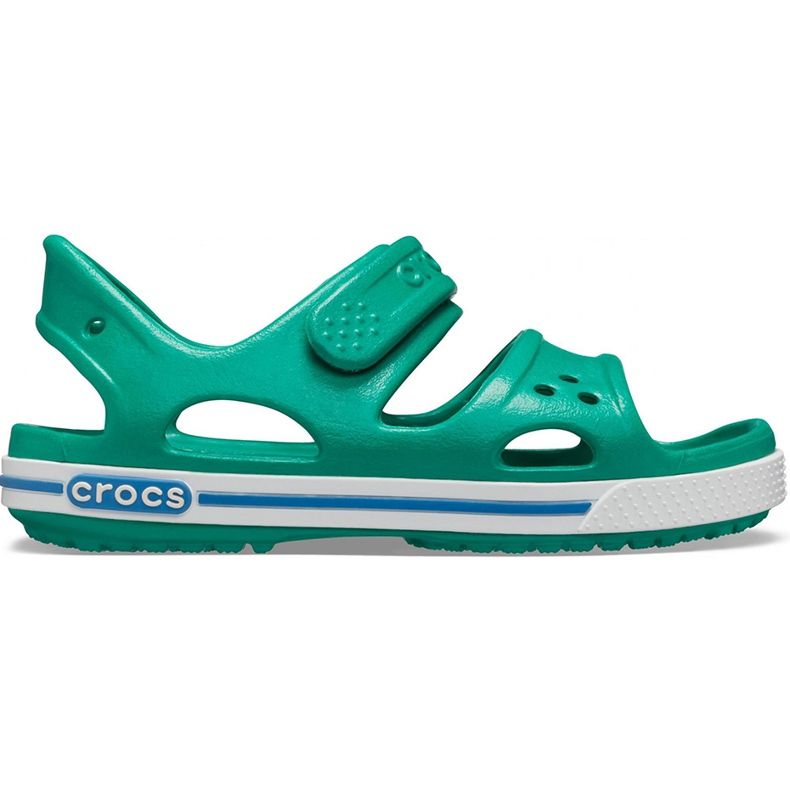 Sandálias Crocs para crianças Crocband Ii Sandal Ps Kids verde-azul 14854 3TV