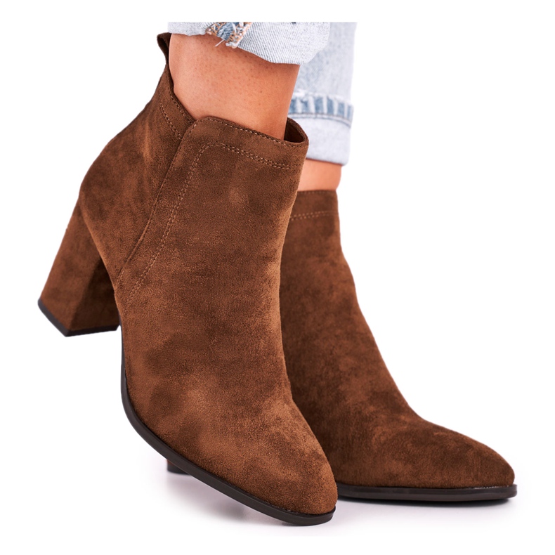 Botas femininas de salto alto Sergio Leone Olive BT508 castanho multicolorido