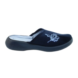 Sapatos femininos Befado pu 019D095 azul marinho azul