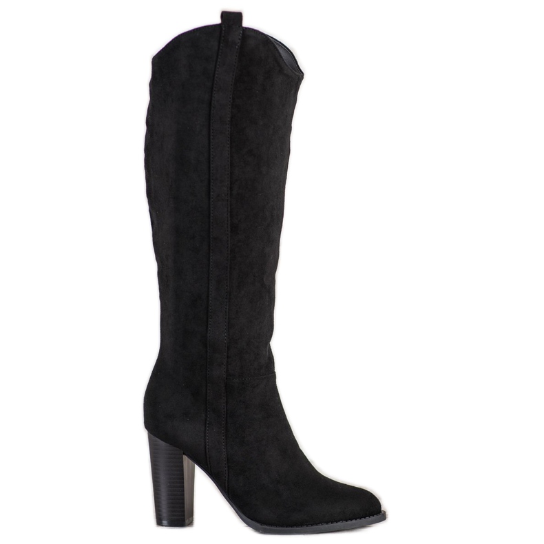 Seastar Botas elegantes em um pilar preto