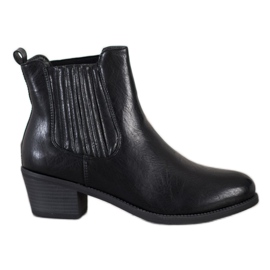 Ideal Shoes Botas clássicas preto
