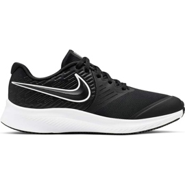 Sapatos infantis Nike Star Runner 2 preto e branco AQ3542 001