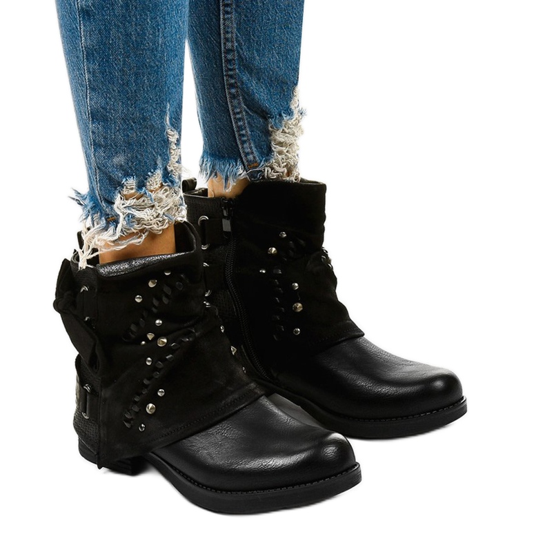 Botas pretas com isolamento da Lailea preto