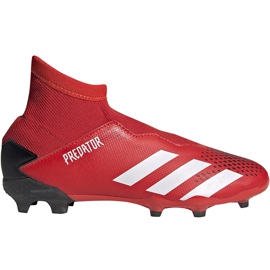 Chuteiras Adidas Predator 20.3 Ll Fg Jr EF1907 vermelho preto vermelho