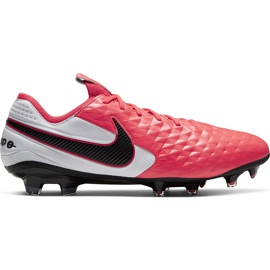 Chuteiras Nike Tiempo Legend 8 Elite Fg AT5293 606 multicolorido vermelho