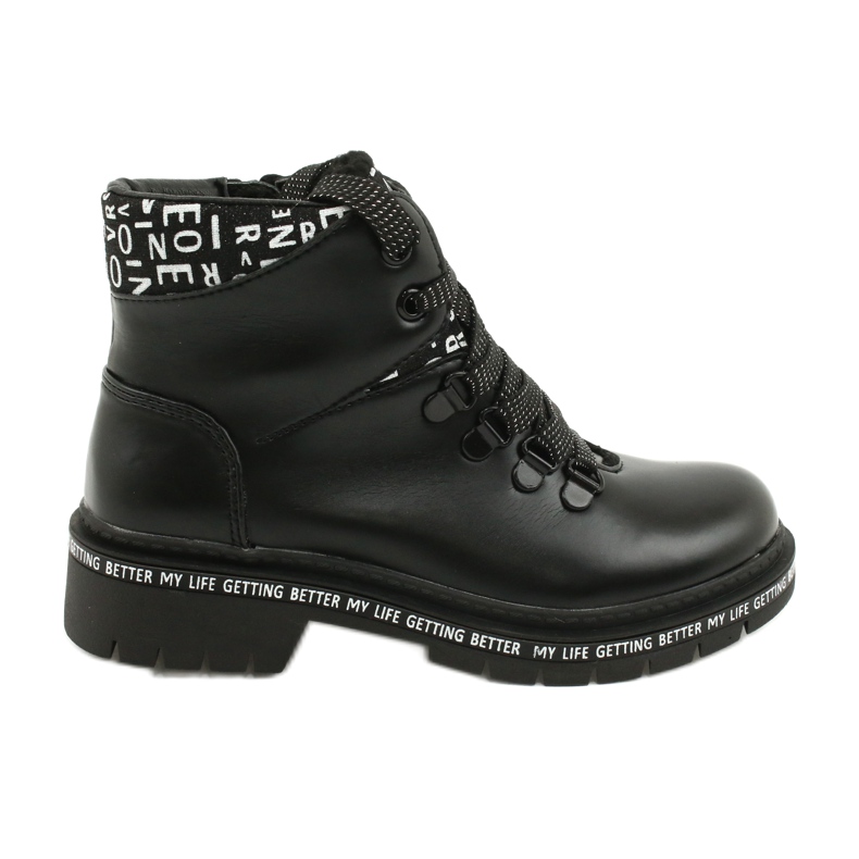 Imprimir Fashionable Black Boots Evento 20DZ60-3232 branco preto