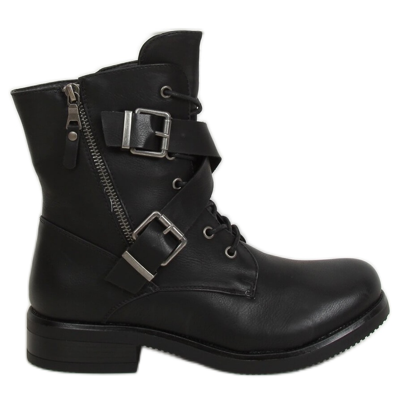 Botas militares pretas 88041 pretas preto