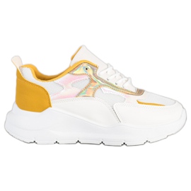 SHELOVET Tênis da moda branco