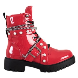 Seastar Trabalhadores Envernizados Vermelhos