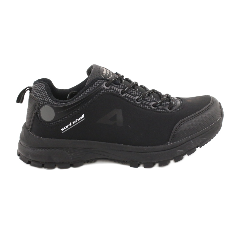 American Club Calçado desportivo americano impermeável soft-shell HL04 / 20 preto cinza