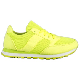 Ideal Shoes Calçados Esportivos Neon amarelo Ideal Shoes Calçados Esportivos Neon amarelo