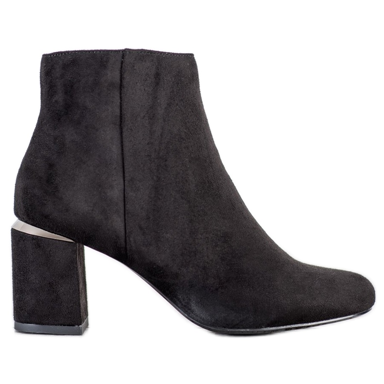 Goodin Botas de camurça elegantes preto